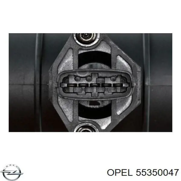 55350047 Opel датчик потоку (витрати повітря, витратомір MAF - (Mass Airflow))