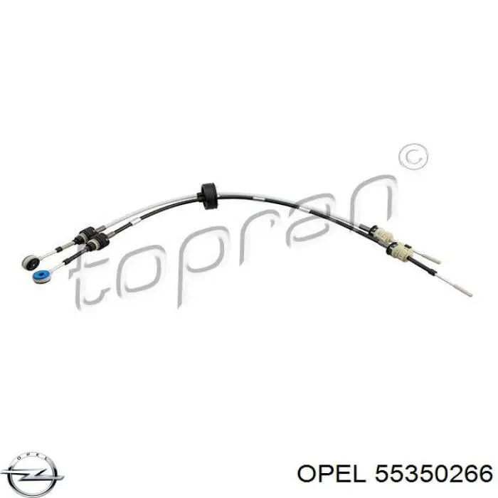Трос перемикання передач, здвоєний Opel 55350266 ціна, від 52.35 USD