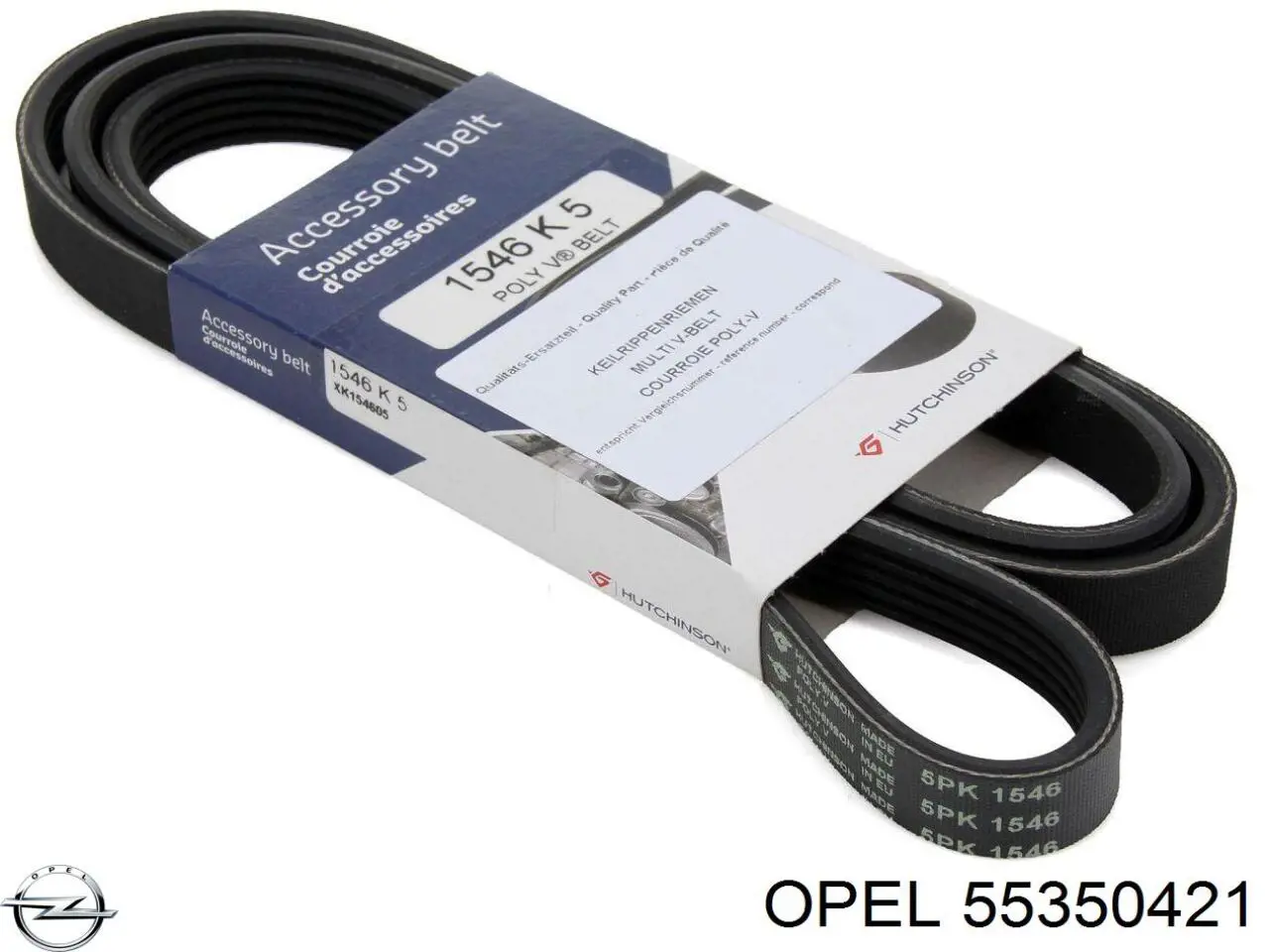 Купити 55350421 Opel Ремінь генератора