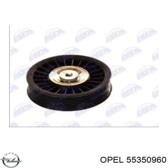 Ролик приводного ременя, паразитний 55350960 Opel