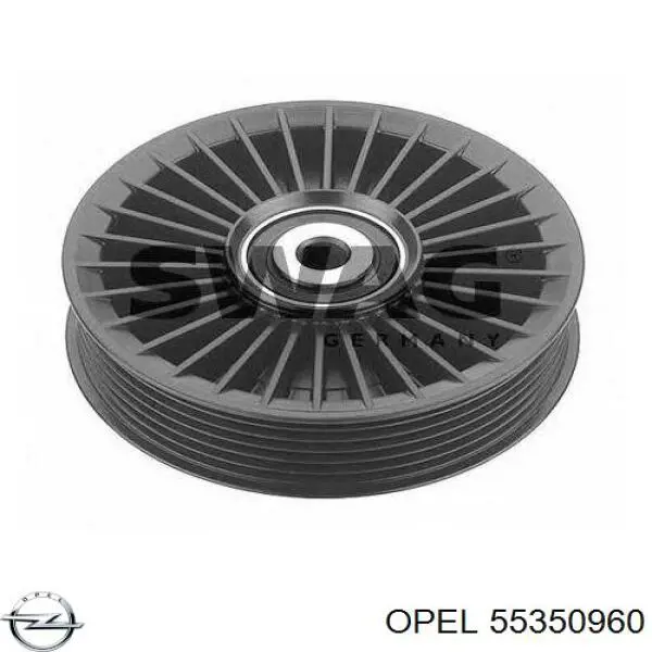Ролик приводного ременя, паразитний Opel 55350960