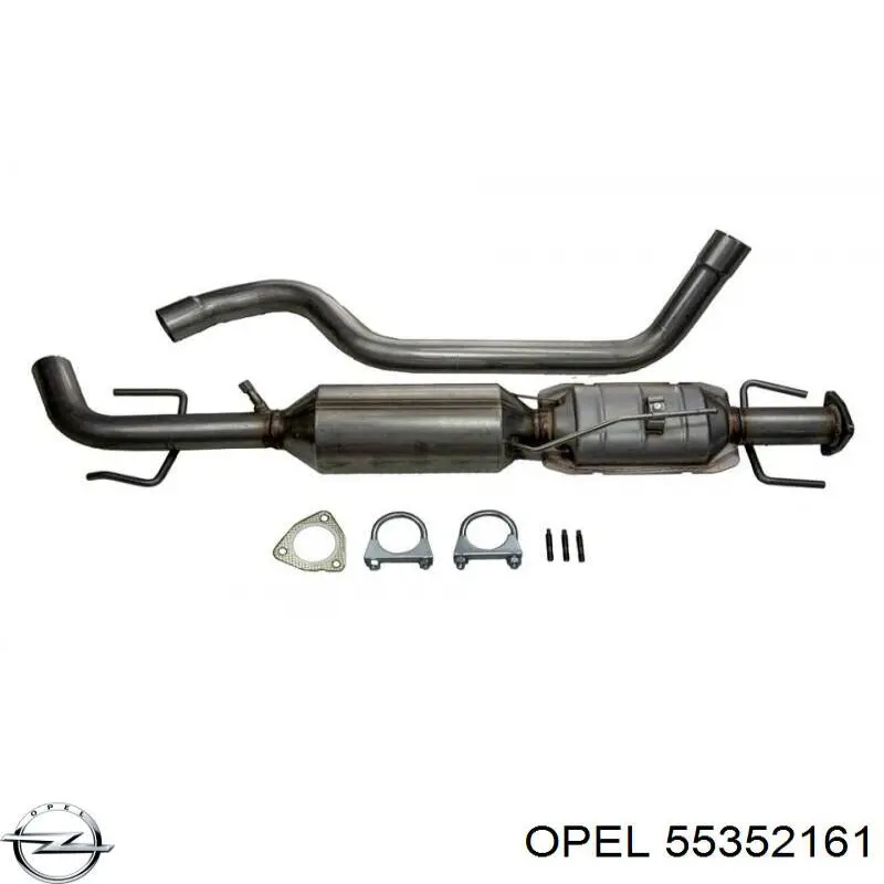 Конвертор-каталізатор (каталітичний нейтралізатор) Opel Zafira B (A05) (Опель Зафіра)