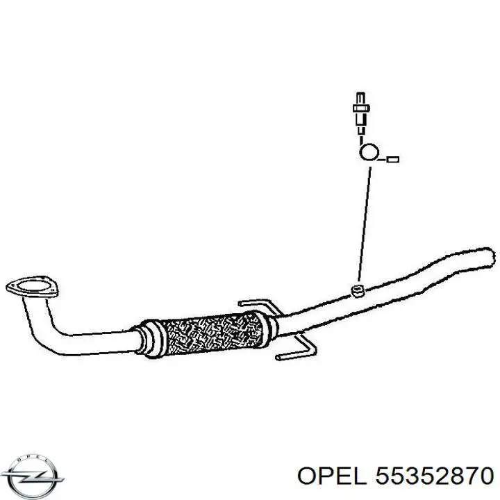 Глушник Opel 55352870 ціна, від 102.20 USD