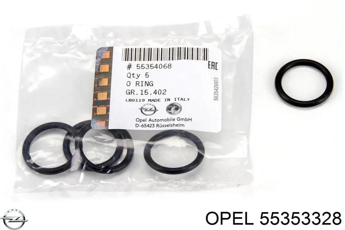 55353328 Opel Прокладка кронштейна маслянного фільтра