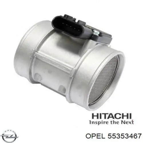 Датчик масової витрати повітря Opel 55353467 ціна, від 47.82 USD