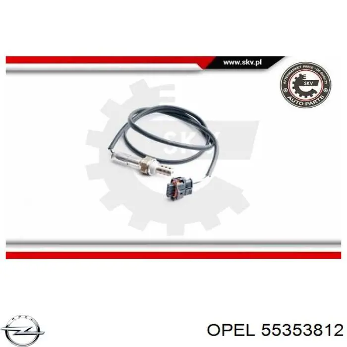 Купити 55353812 Opel Лямбда-зонд, датчик кисню після каталізатора