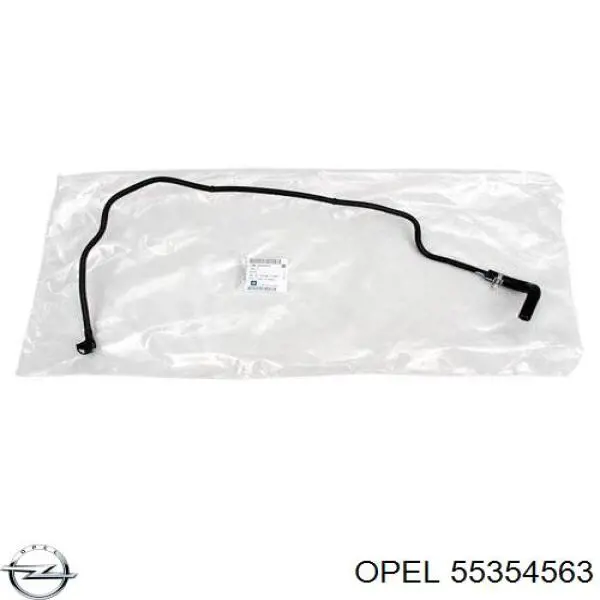 55354563 Opel шланг (патрубок обігріву дросельної заслінки)