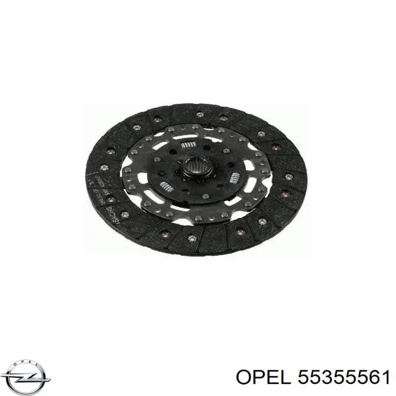 55355561 Opel диск зчеплення