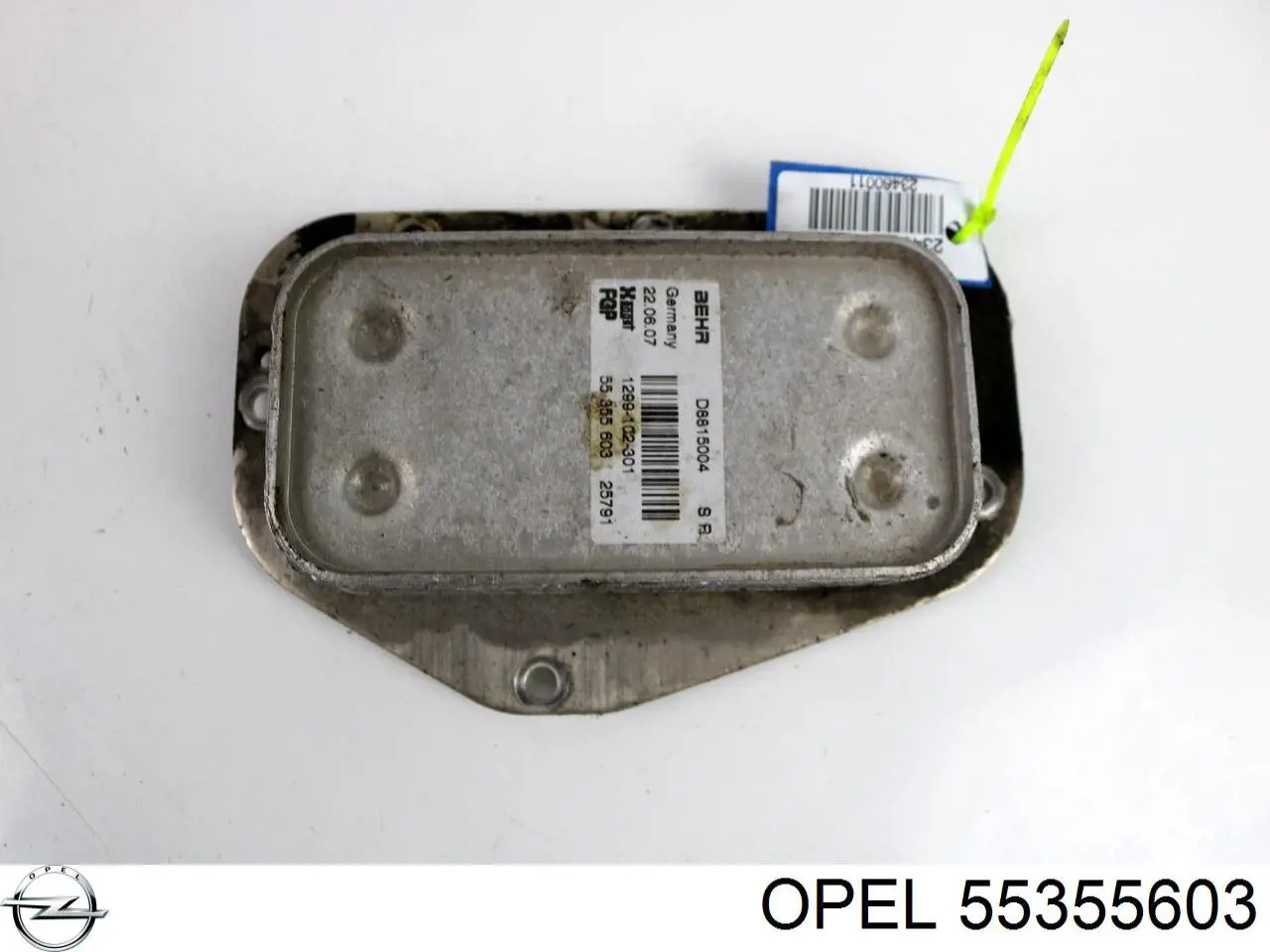 Масляний радіатор охолодження рідини АКПП Opel 55355603