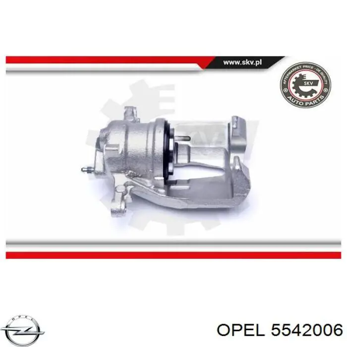 Супорт гальмівний передній лівий Opel 5542006 ціна, від 46.79 USD