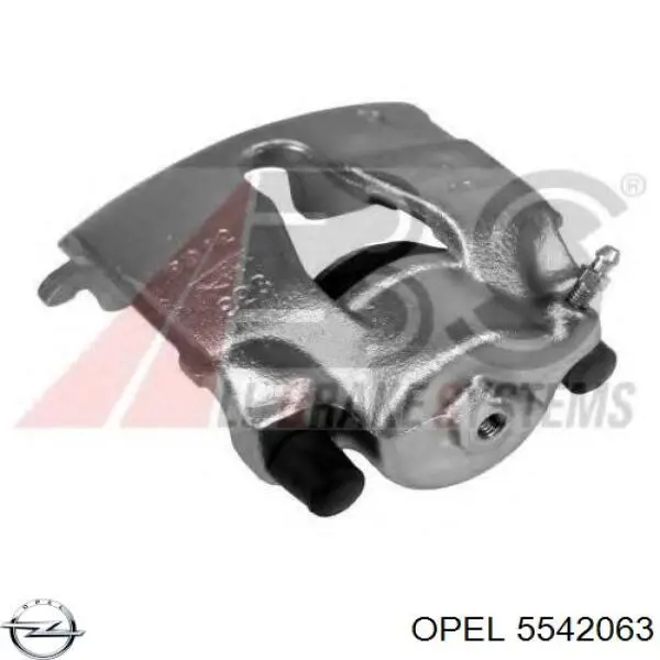 5542063 Opel супорт гальмівний передній правий