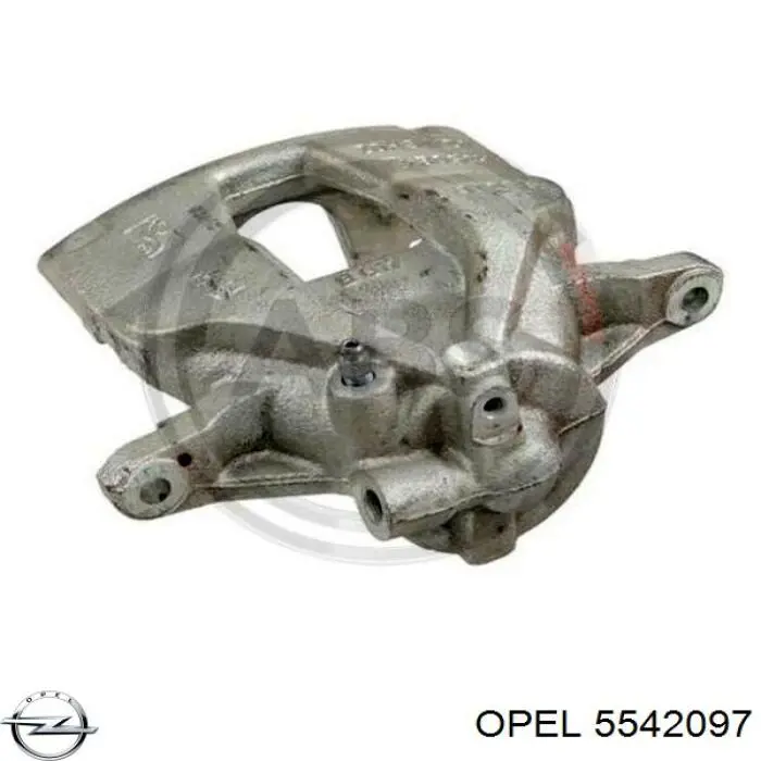 5542097 Opel супорт гальмівний передній лівий