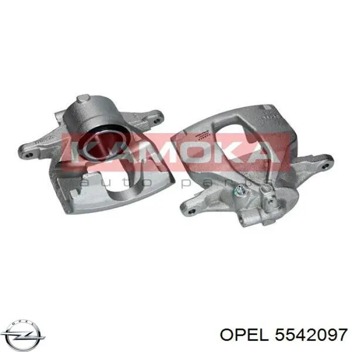 Супорт гальмівний передній лівий Opel 5542097 ціна, від 41.80 USD