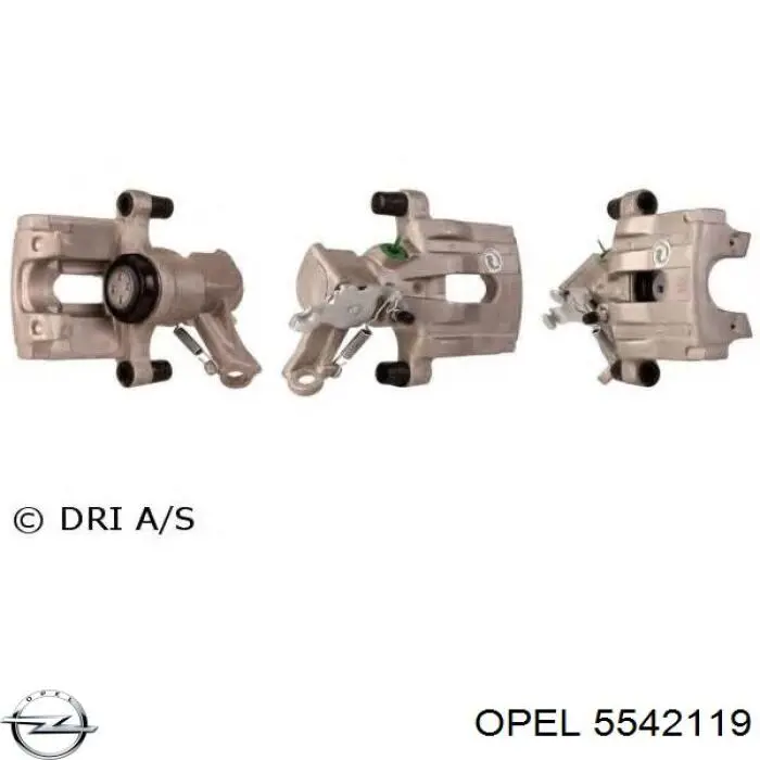 Купити 5542119 Opel Супорт задній лівий