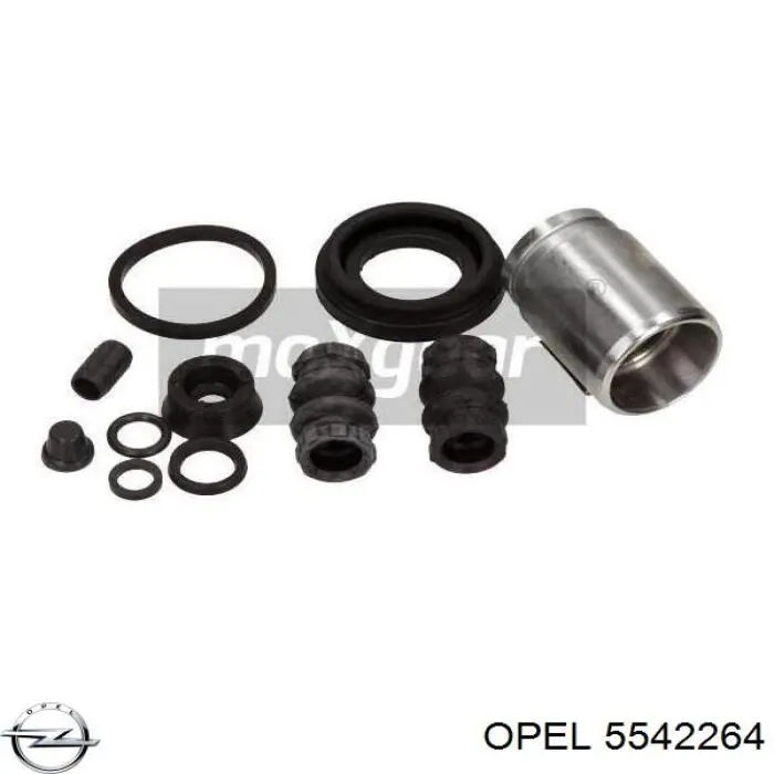 Супорт гальмівний задній правий Opel 5542264 ціна, від 59.62 USD