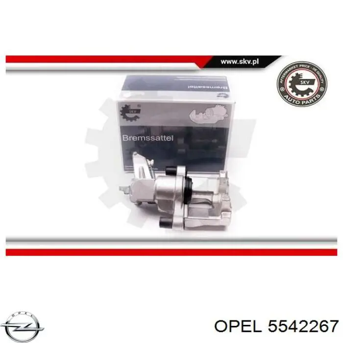 Купити 5542267 Opel Супорт задній лівий