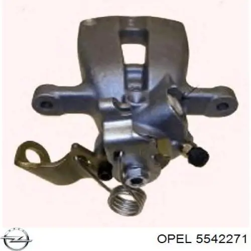 5542271 Opel супорт гальмівний задній лівий