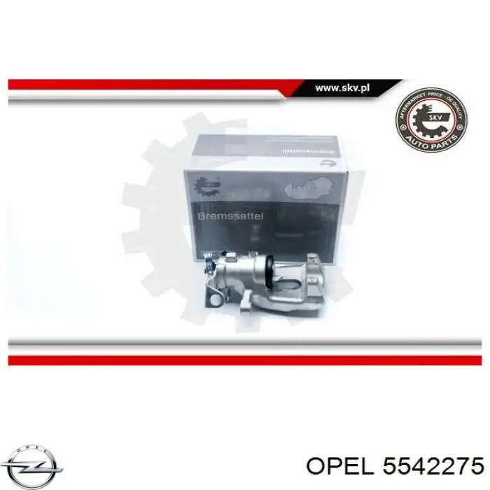 Супорт гальмівний задній лівий Opel 5542275 ціна, від 59.89 USD