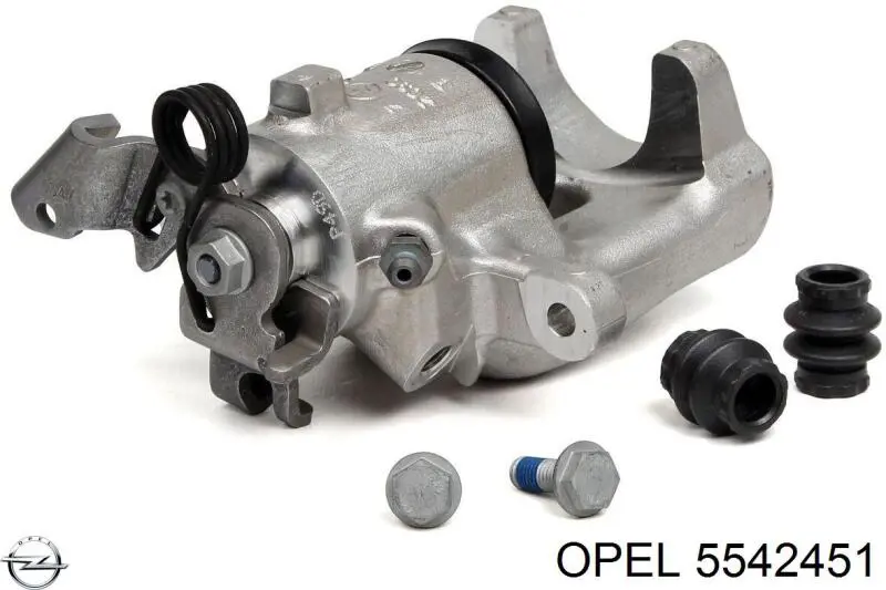 Задній гальмівний супорт лівий Opel 5542451