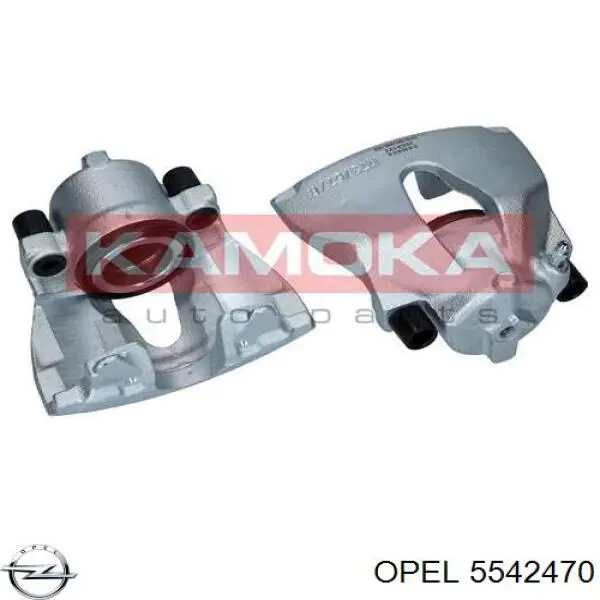 5542470 Opel супорт гальмівний передній правий