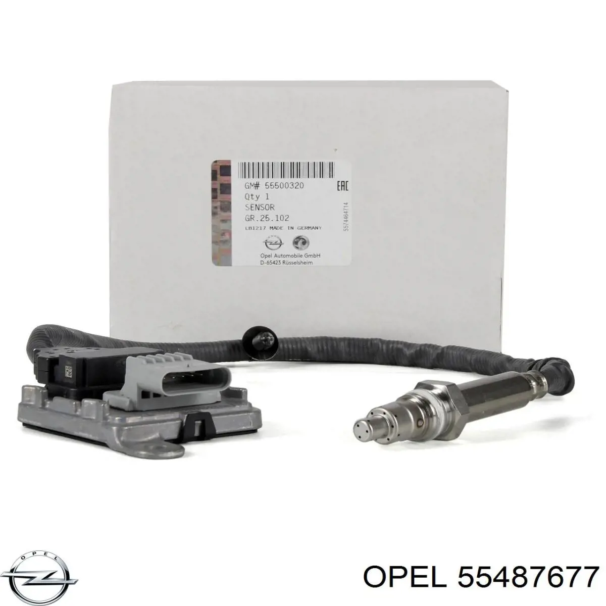 Датчик оксидів азоту NOX, задній 55487677 Opel