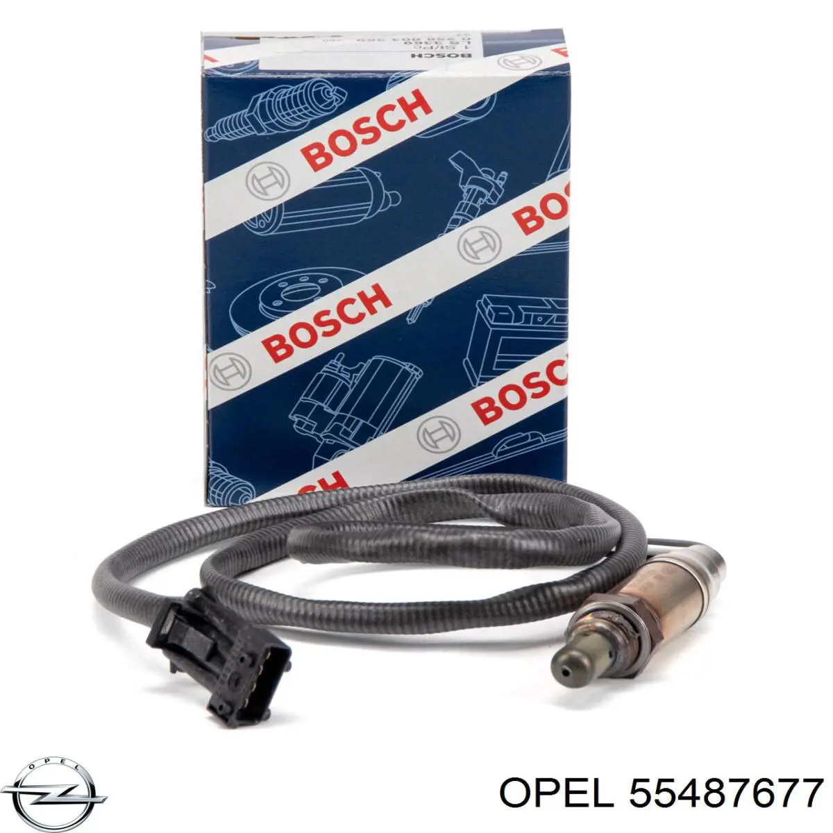 Датчик оксидів азоту NOX, задній Opel 55487677