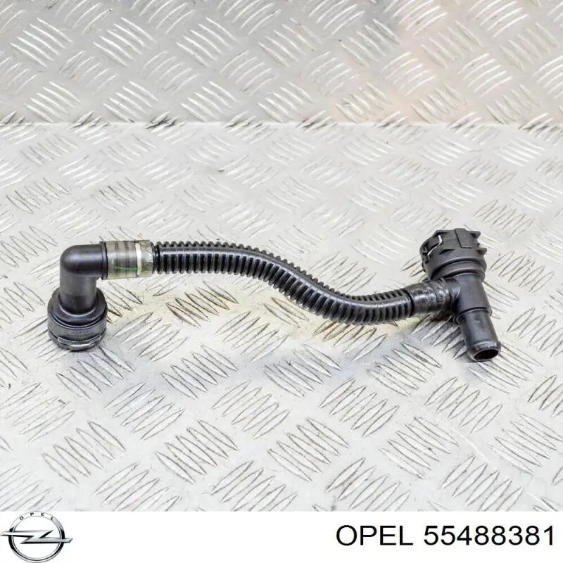 55488381 Opel шланг (патрубок охолодження масляного теплообмінника, відведення)