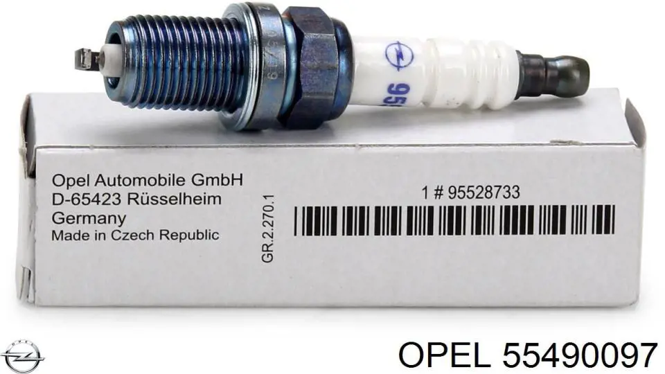 Свічки автомобільні Opel 55490097 ціна, від 15.04 USD