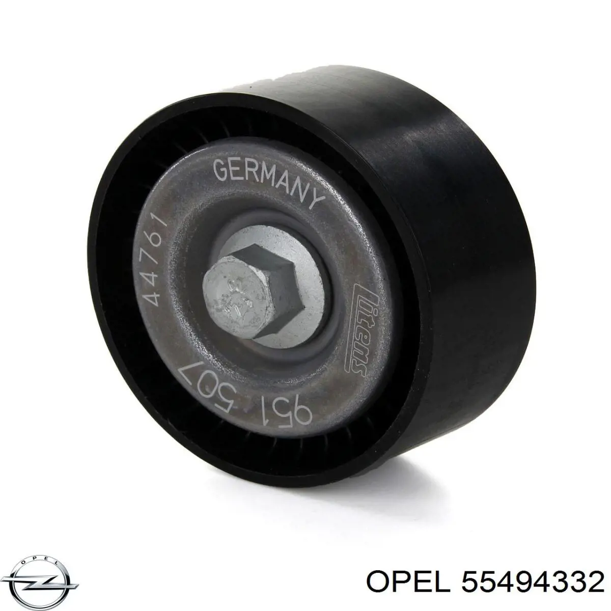 55494332 Opel ролик приводного ременя, паразитний