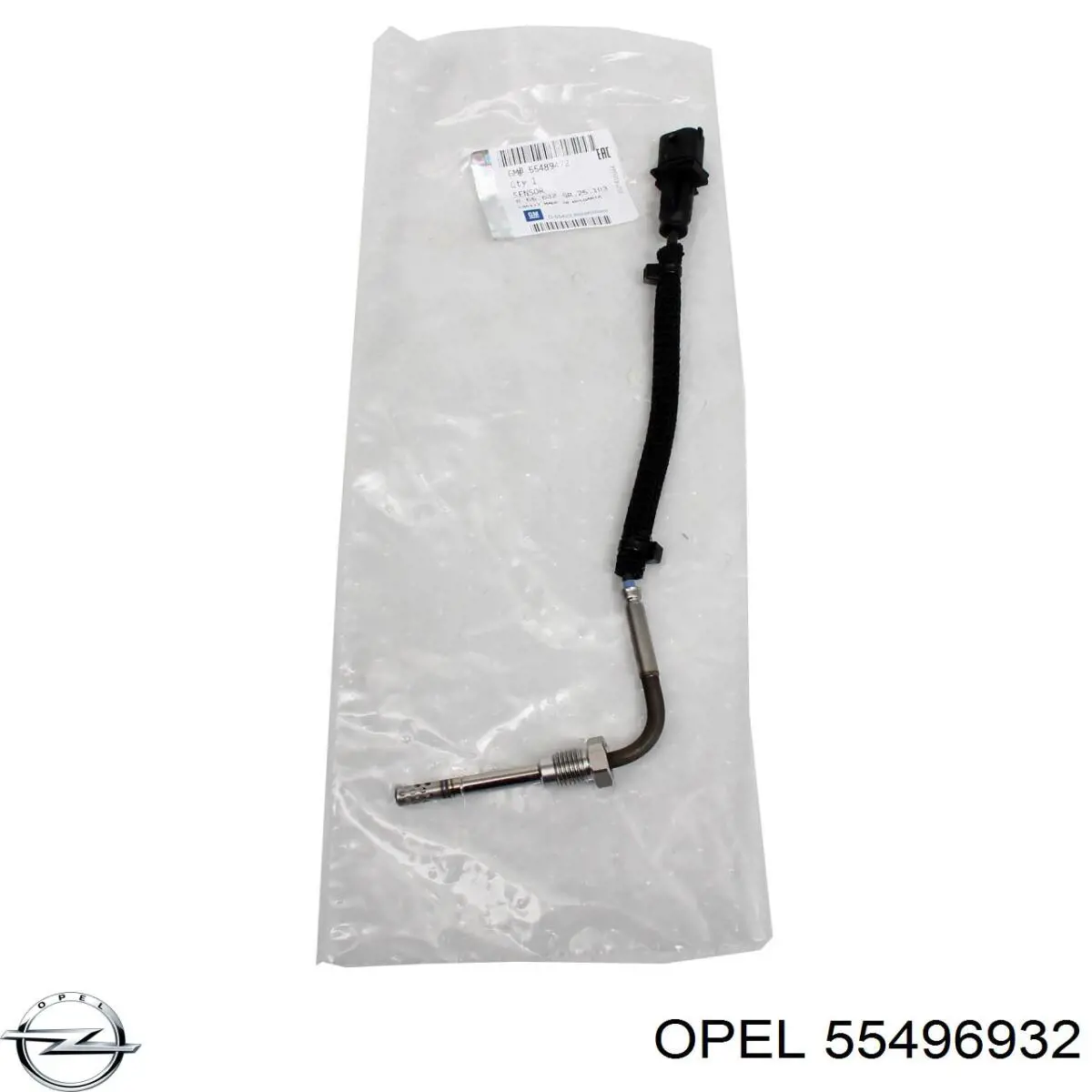 55496932 Opel датчик температури відпрацьованих газів (вг, в каталізаторі)