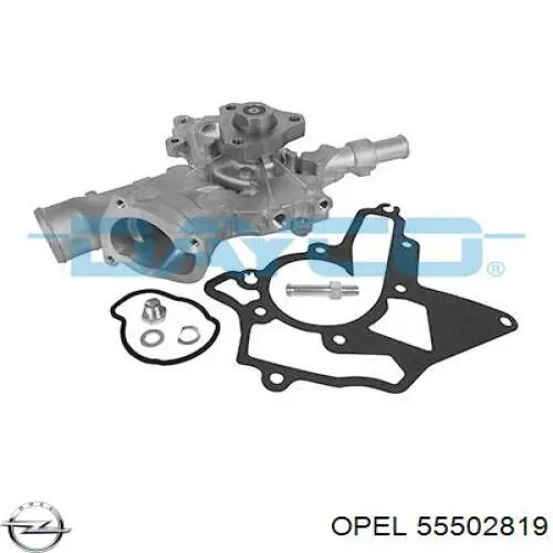 Помпа охолодження Opel 55502819 ціна, від 85.89 USD
