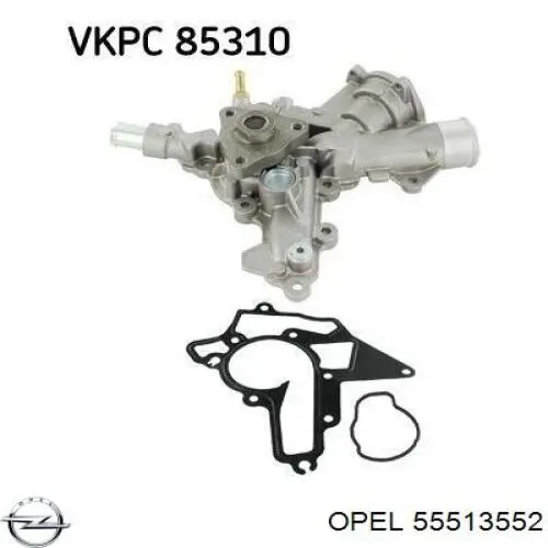 Купити 55513552 Opel Насос охолоджуючої рідини