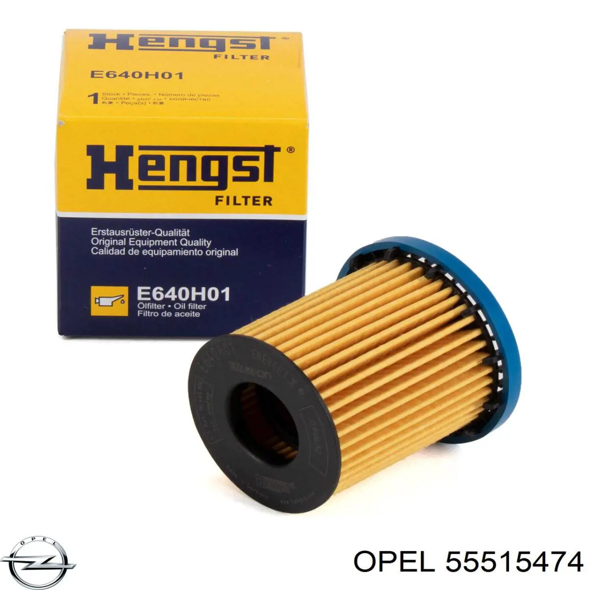 Масляний фільтр E640H01 Hengst