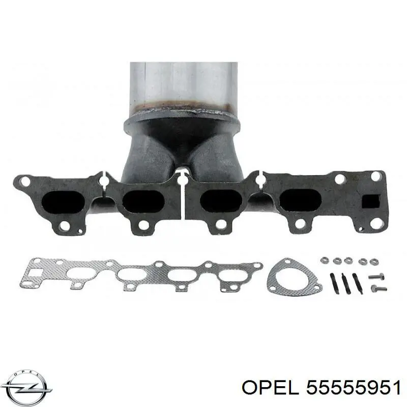 Купити 55555951 Opel Глушник, передня частина