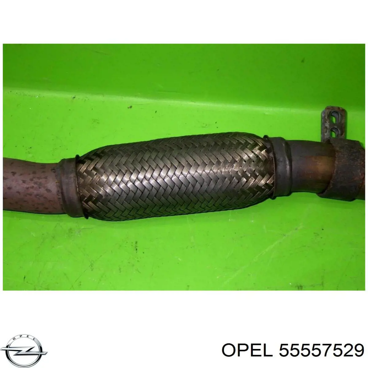 55557529 Opel труба приймальна (штани глушника, передня)