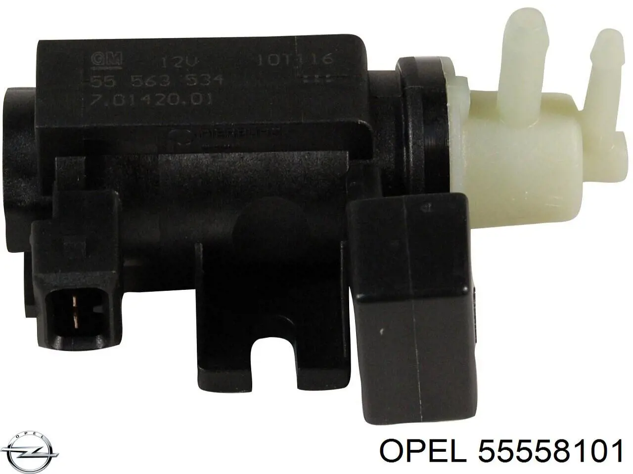 Купити 55558101 Opel Клапан перетворювач тиску наддуву (соленоїд)