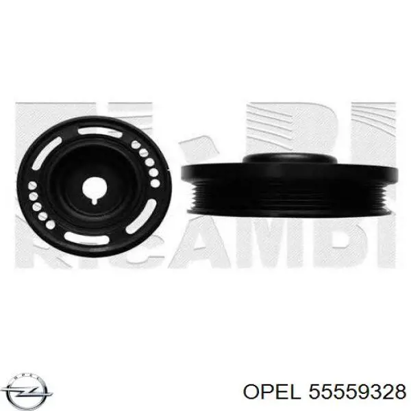 Шків колінвала (демпфер ) Opel 55559328 ціна, від 29.24 USD