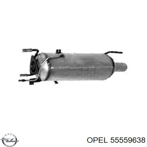 Купити 55559638 Opel Сажевый фільтр