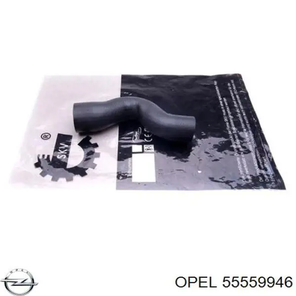 55559946 Opel шланг/патрубок інтеркулера, нижній