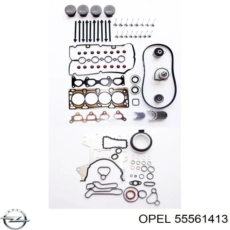 Поршень в комплекті на 1 циліндр, STD Opel 55561413 ціна, від 55.55 USD