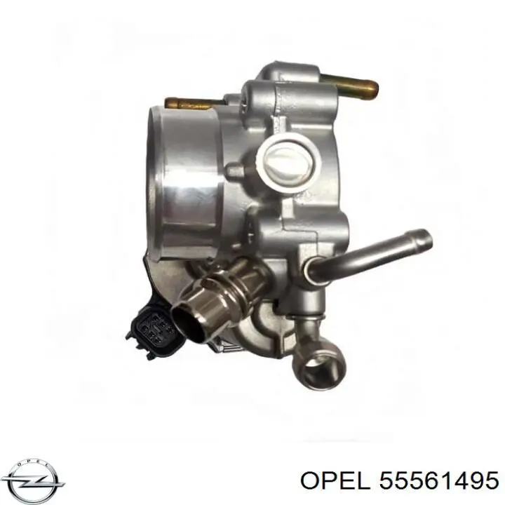 55561495 Opel Дросільна заслінка в зборі