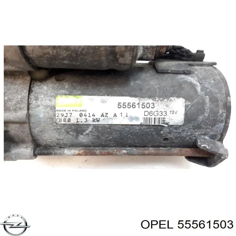 Стартер Opel 55561503 ціна, від 33.75 USD