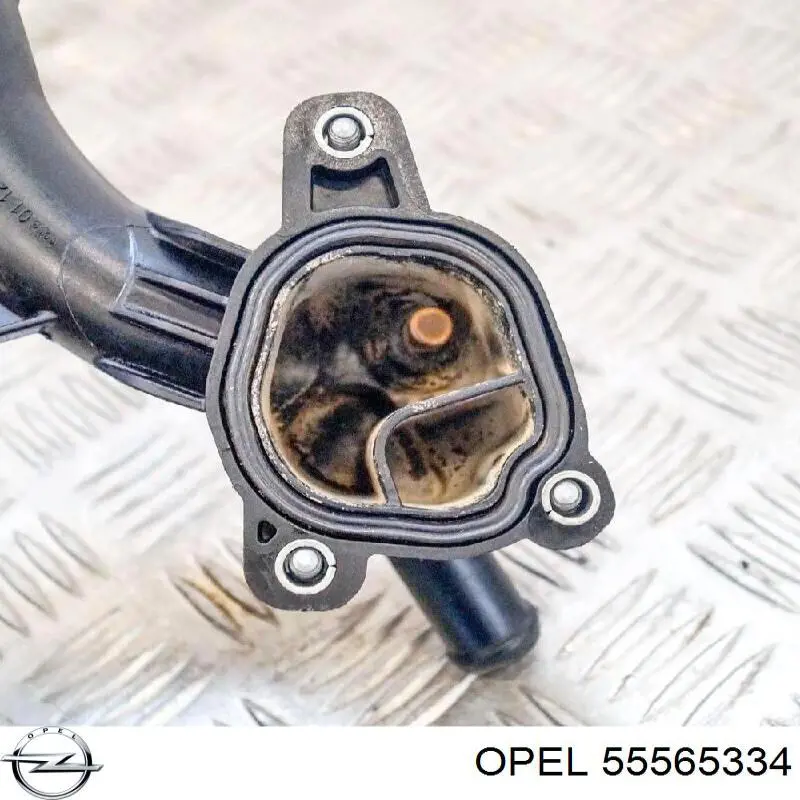 55565334 Opel фланець системи охолодження (трійник)