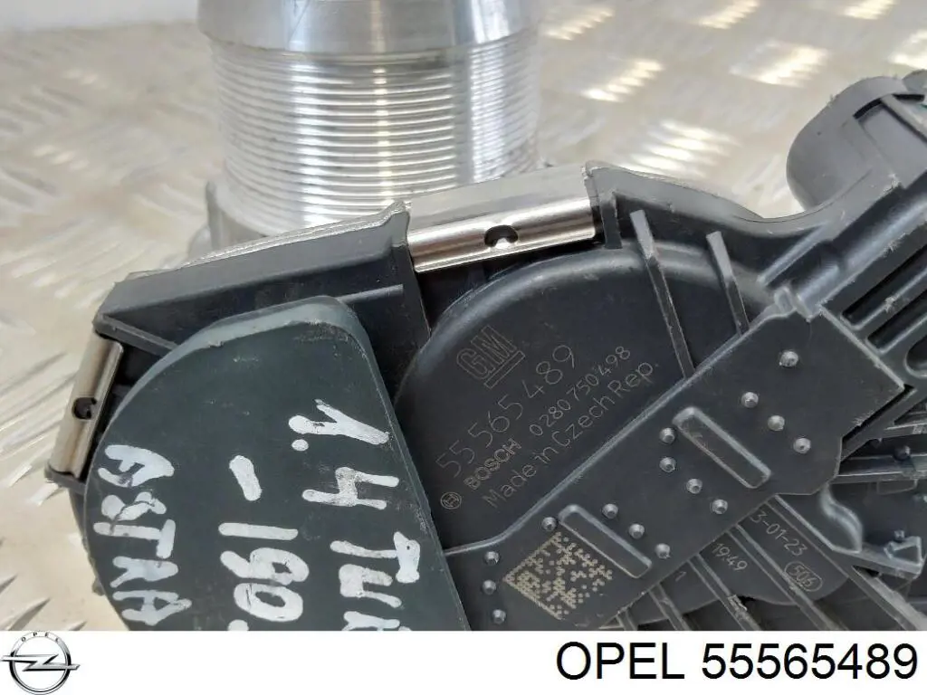 55565489 Opel дросільна заслінка в зборі
