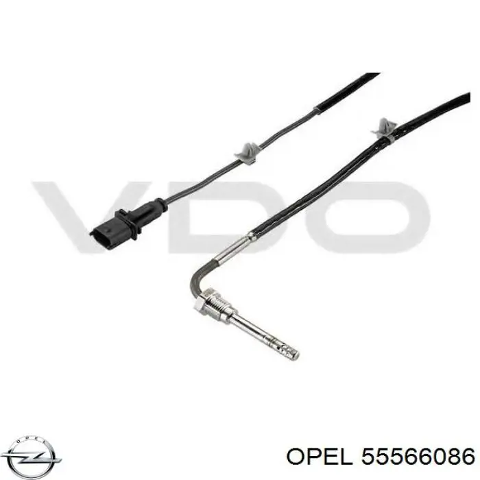 55566086 Opel датчик температури відпрацьованих газів (вг, після каталізатора)