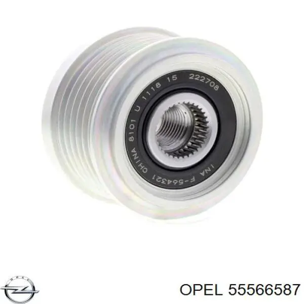 Інерційний шків Opel 55566587 ціна, від 30.02 USD