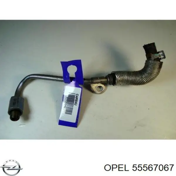55567067 Opel шланг/патрубок рідинного охолодження турбіни, обратка