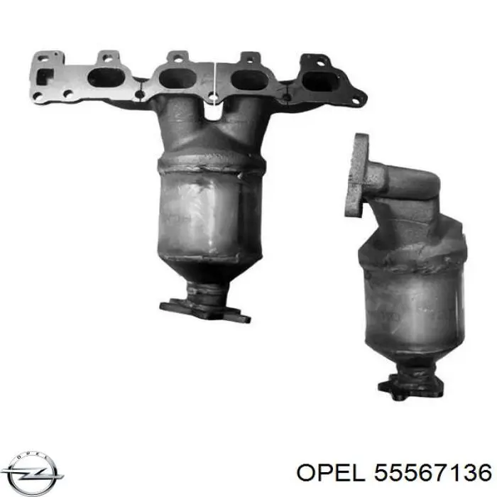 Система випуску газів двигуна Opel 55567136 ціна, від 445.47 USD