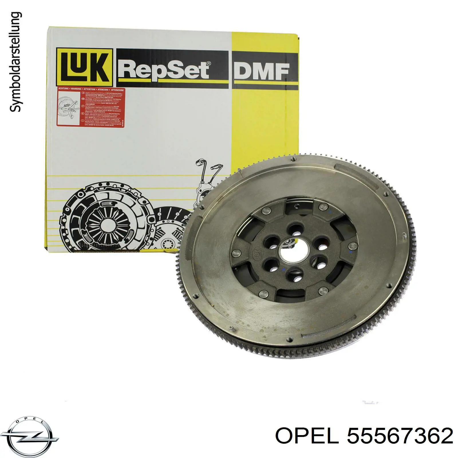 Купити 55567362 Opel Маховик із зубчастим ободом в зборі