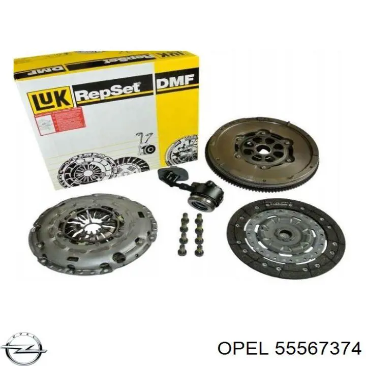 Комплект зчеплення (3 частини) Opel 55567374 ціна, від 68.85 USD